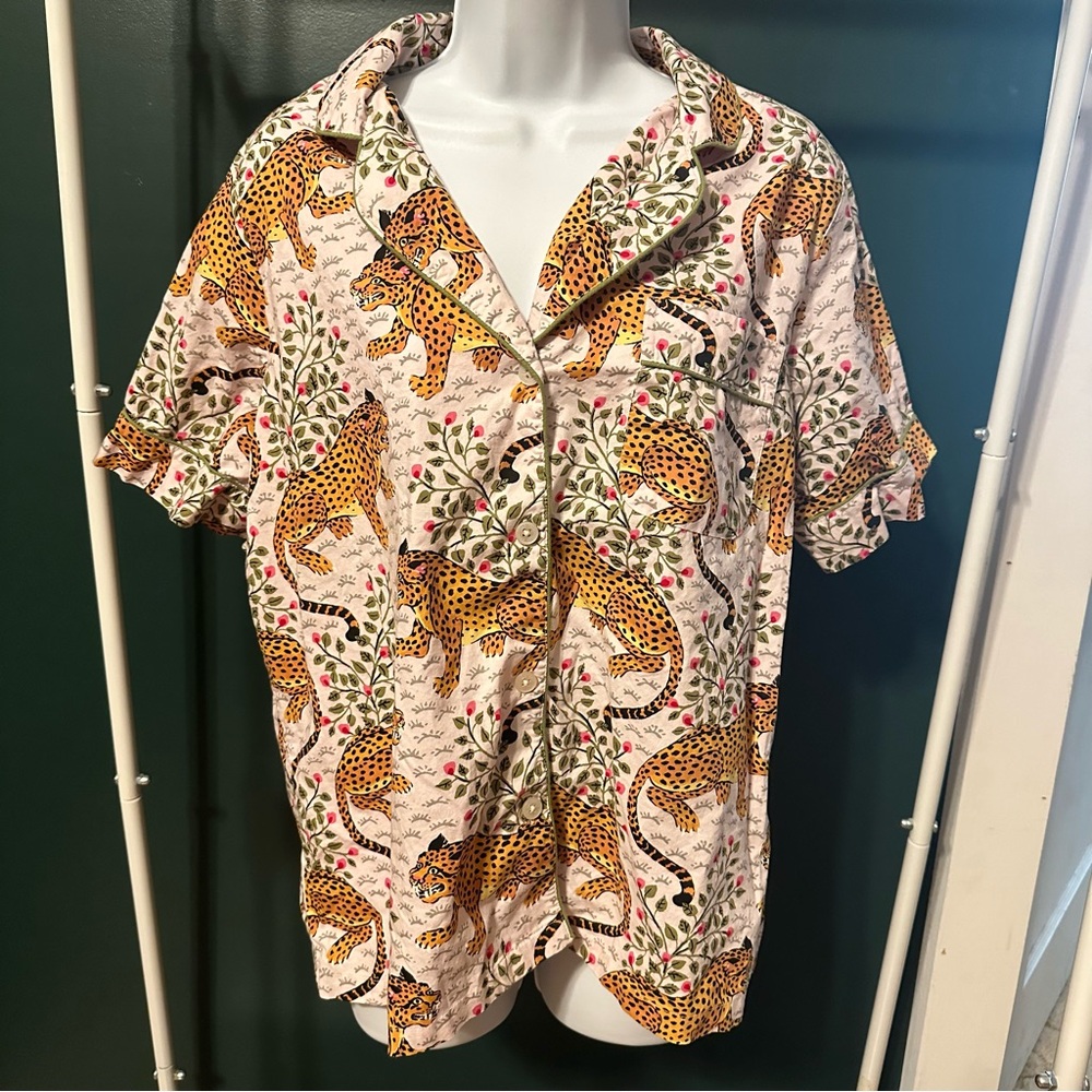 PRINT FRESH Bagheera Blush pajama top 🐆